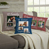 Lofaris Forever Love Custom Photo Soft Pillow Gift For Adult